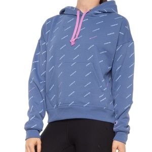 ♻️🆕 Champion All Over multicolored Print Powerblend Hoodie